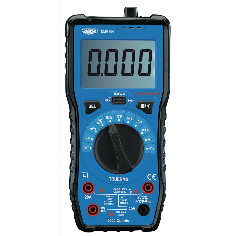 DRAPER Digital Multimeter (Auto and Manual Ranging) [92433]