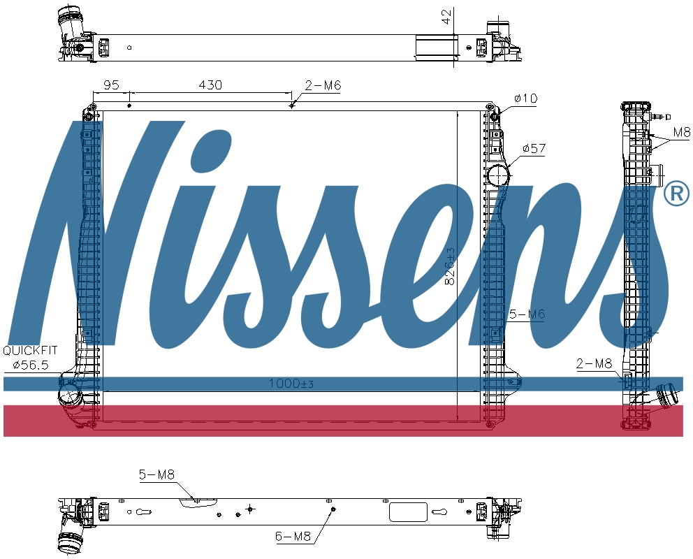 Radiator PEUGEOT Expert III Flatbed Vrachtwagen / Chassis (V) | kosten op