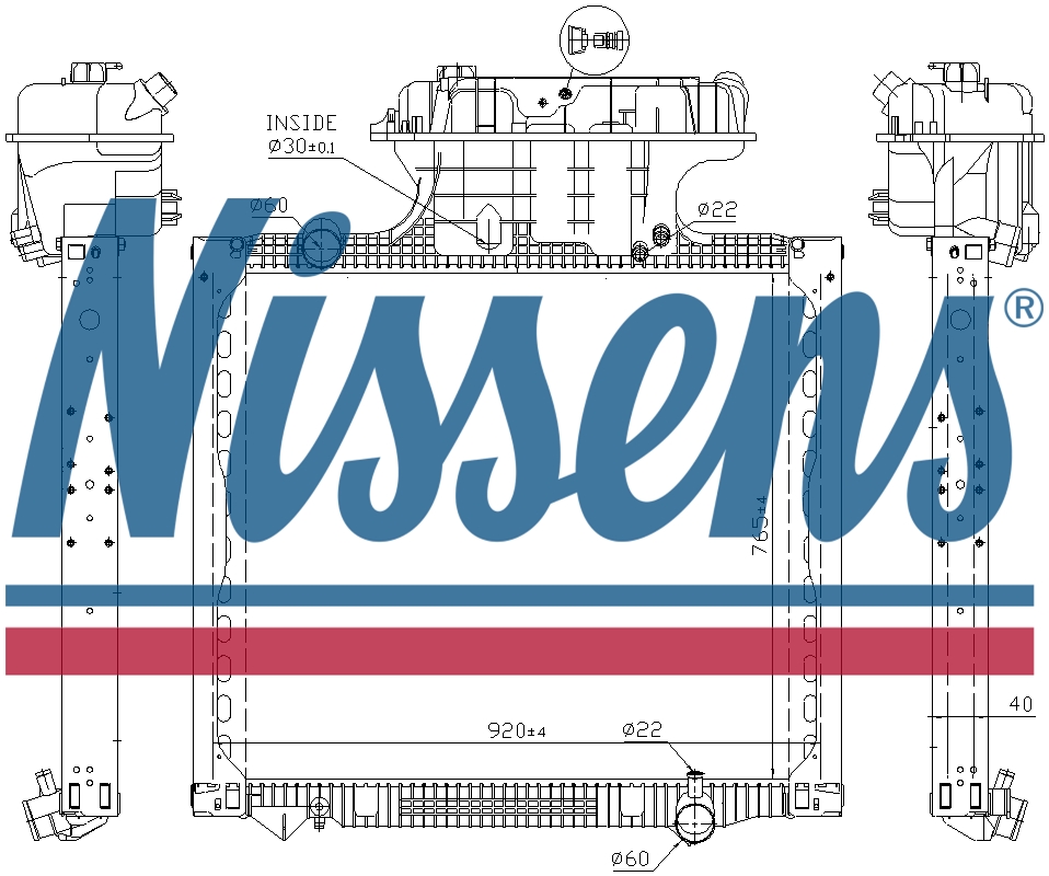 NISSENS Coolant Radiator 628756 – ARKS4Cooling.com