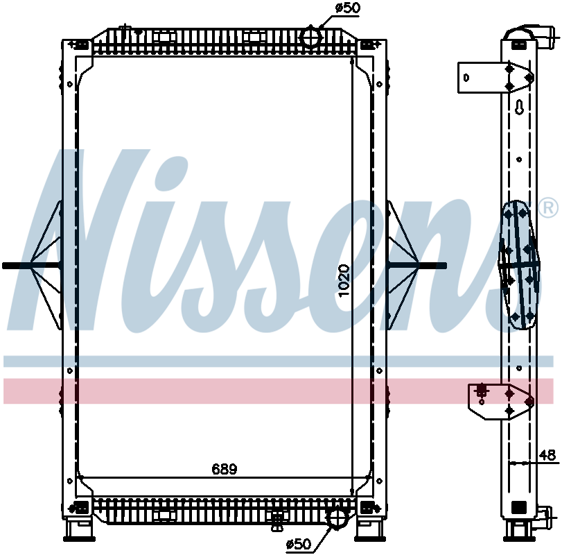 NISSENS Coolant Radiator 63778A