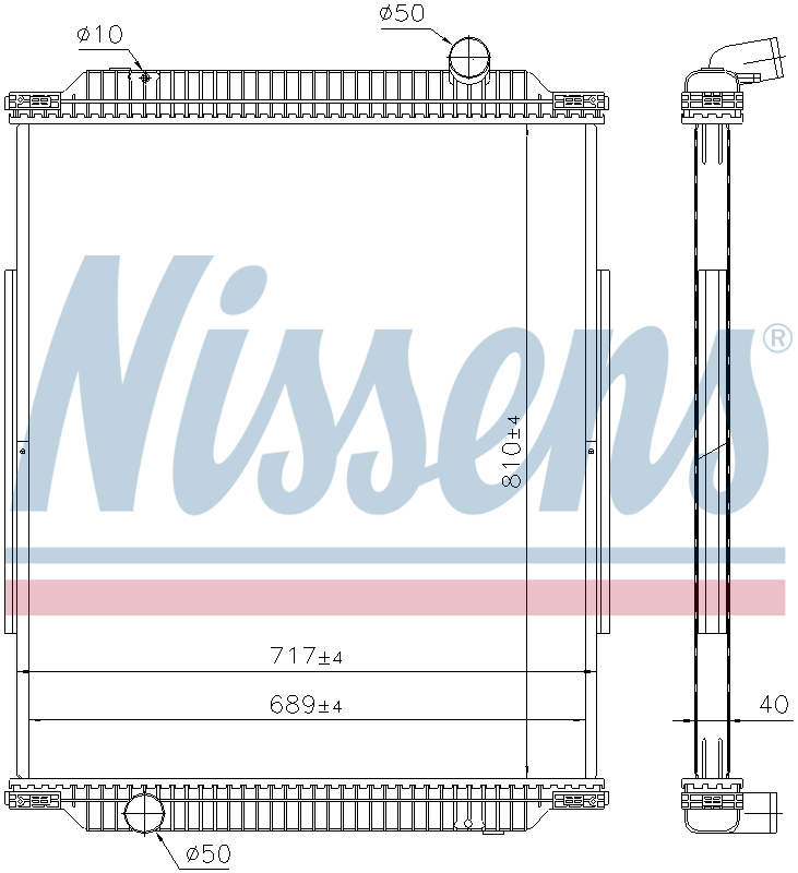 Nissens Engine Coolant Radiator 637890