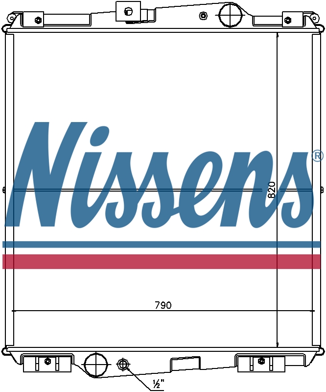 NISSENS Coolant Radiator 65464