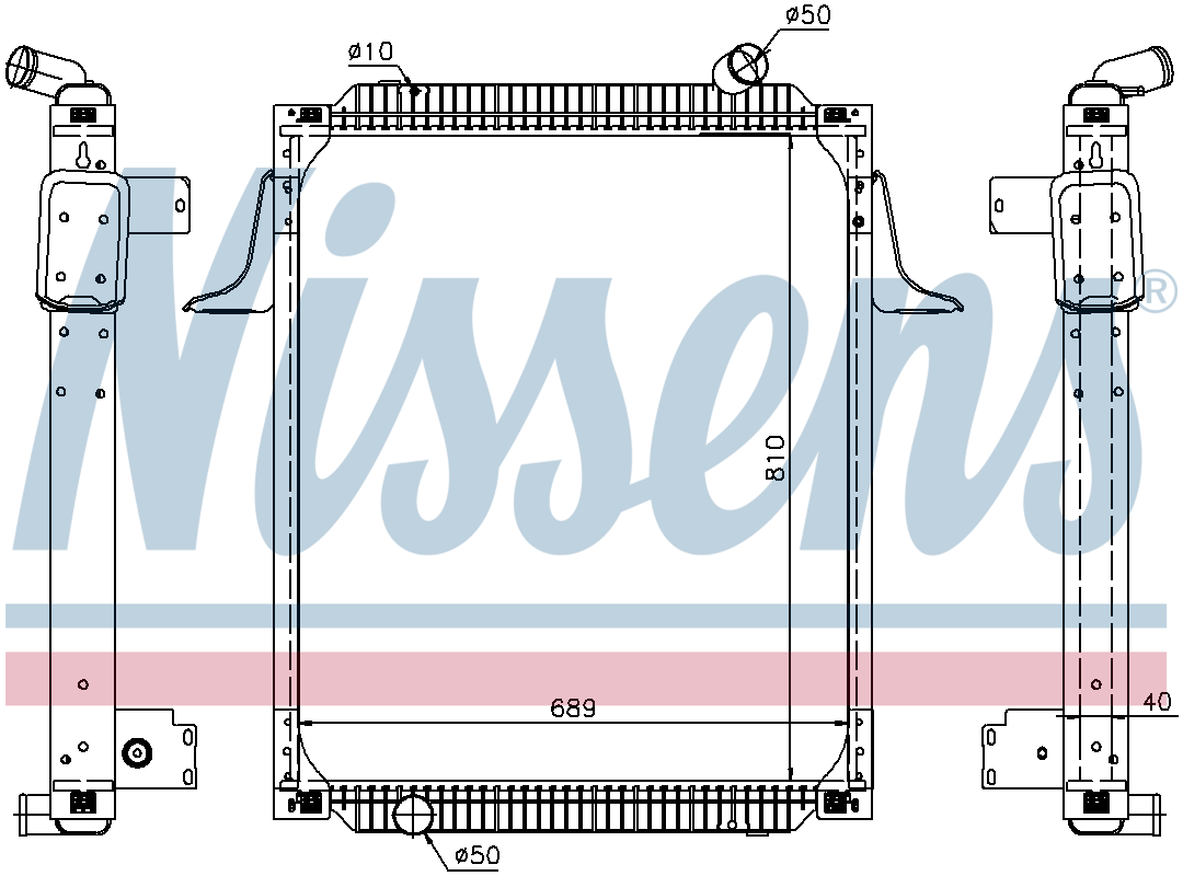 Nissens Engine Coolant Radiator 67245