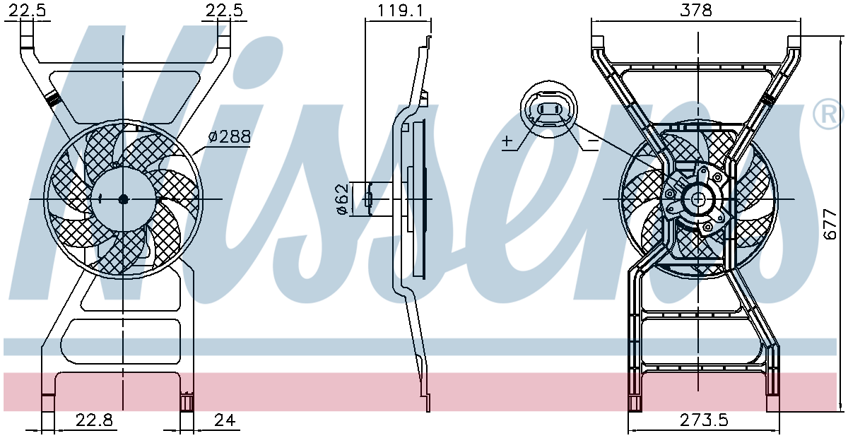 Nissens Radiator Cooling Fan 850089