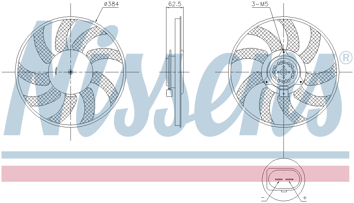 Nissens Radiator Cooling Fan 850099