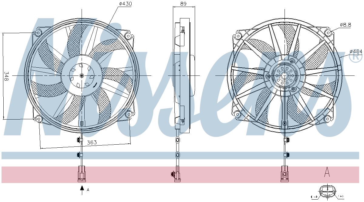 Nissens Radiator Cooling Fan 850109
