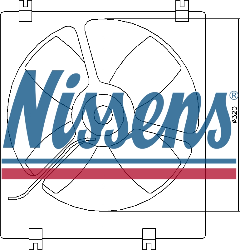 NISSENS Radiator Cooling Fan 85070