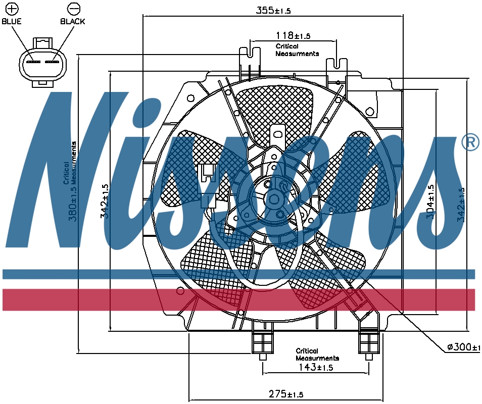 NISSENS Radiator Cooling Fan 85274