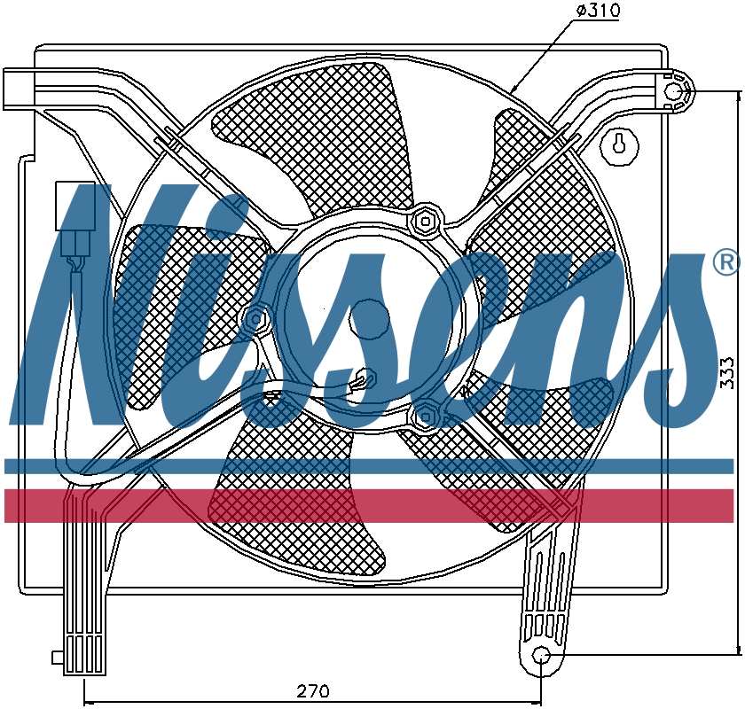 NISSENS Aircon Cooling Fan 85361