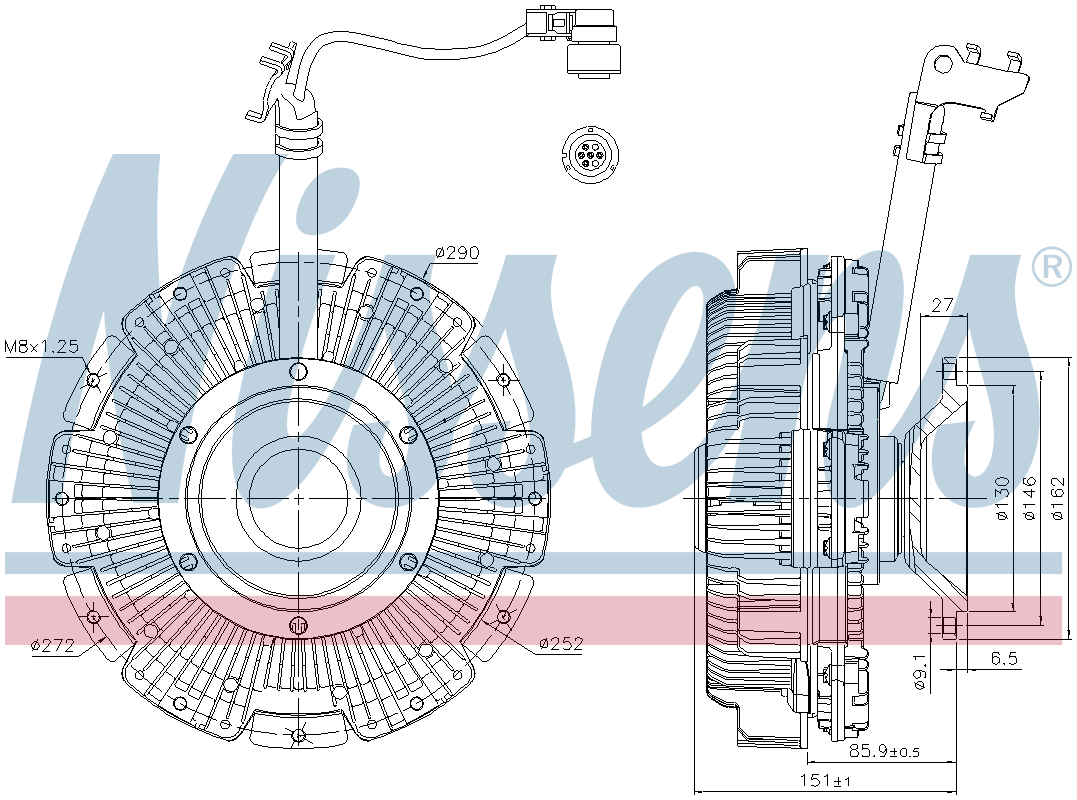 Nissens Cooling Fan Clutch 86241