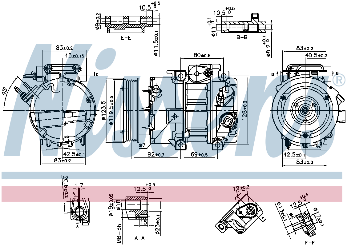 Nissens Aircon Compressor 890917
