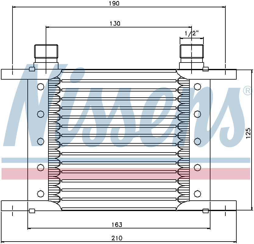 Nissens Engine Oil Cooler 90063