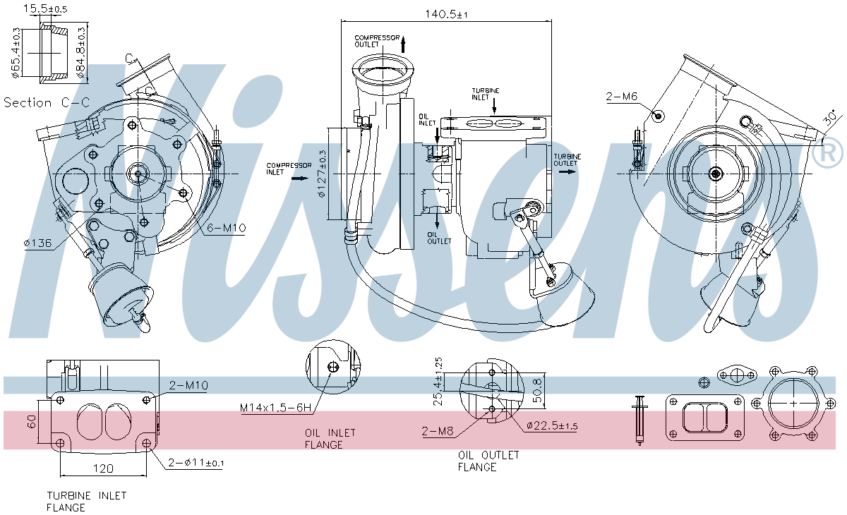 Nissens Turbocharger 93297