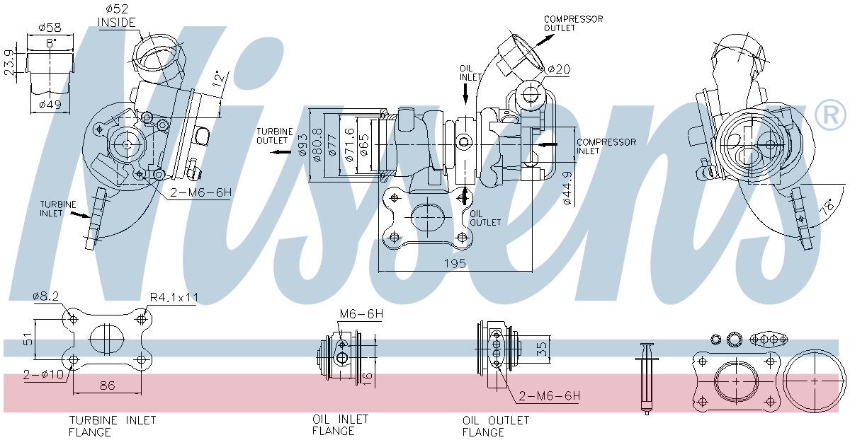 Nissens Turbocharger 93306