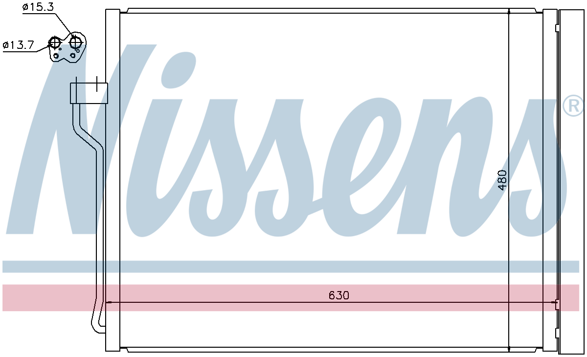 Nissens Aircon Condenser 940288