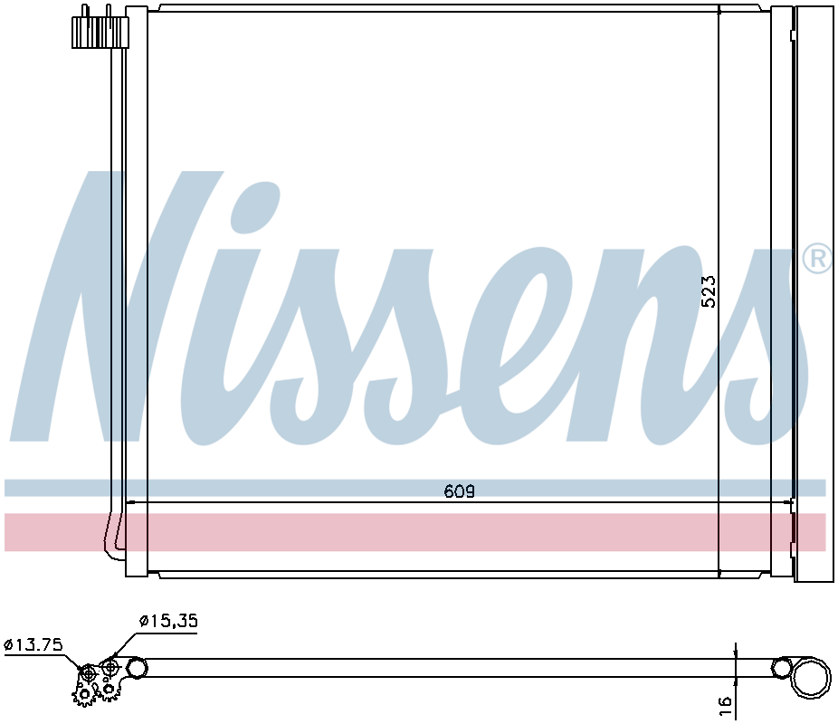 Nissens Aircon Condenser 940339