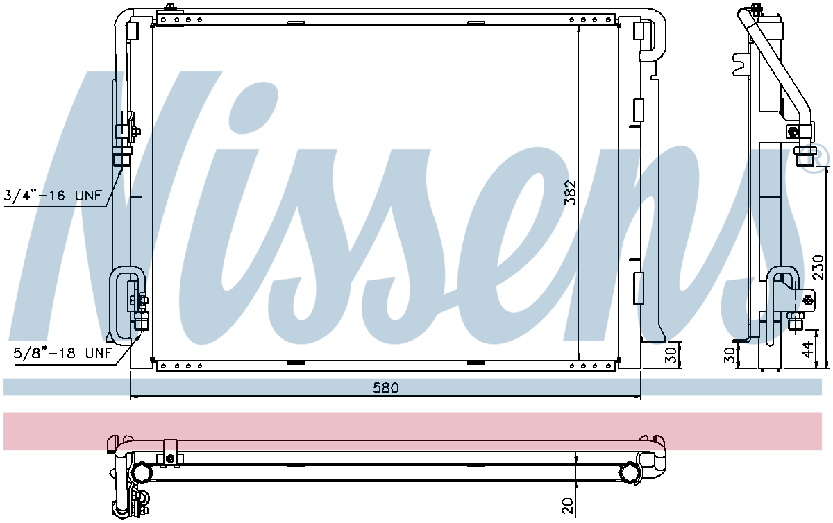 Nissens Aircon Condenser 940422
