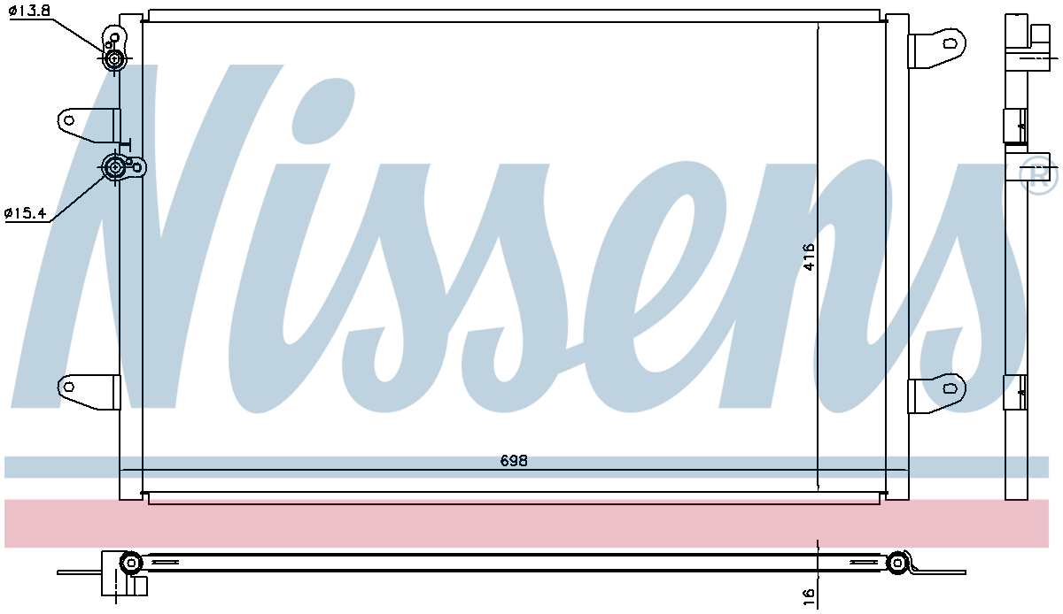 Nissens Aircon Condenser 940491