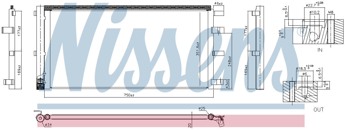 Nissens Aircon Condenser 940829