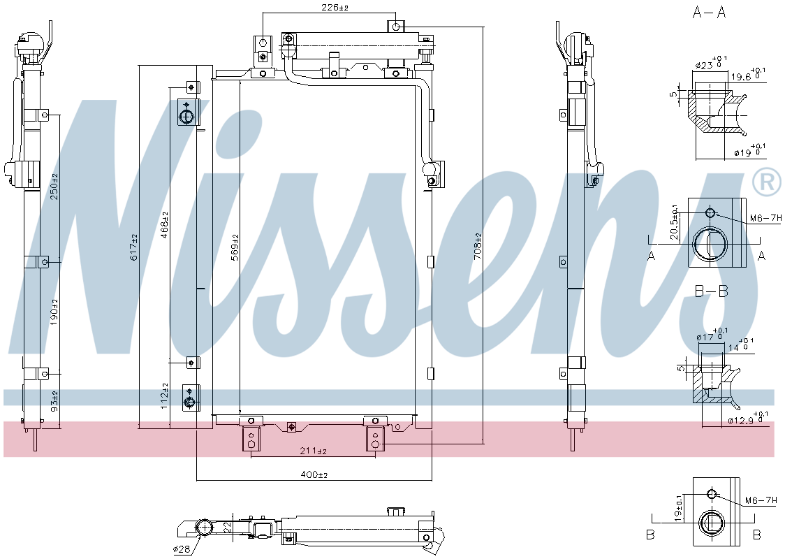 Nissens Aircon Condenser 940833