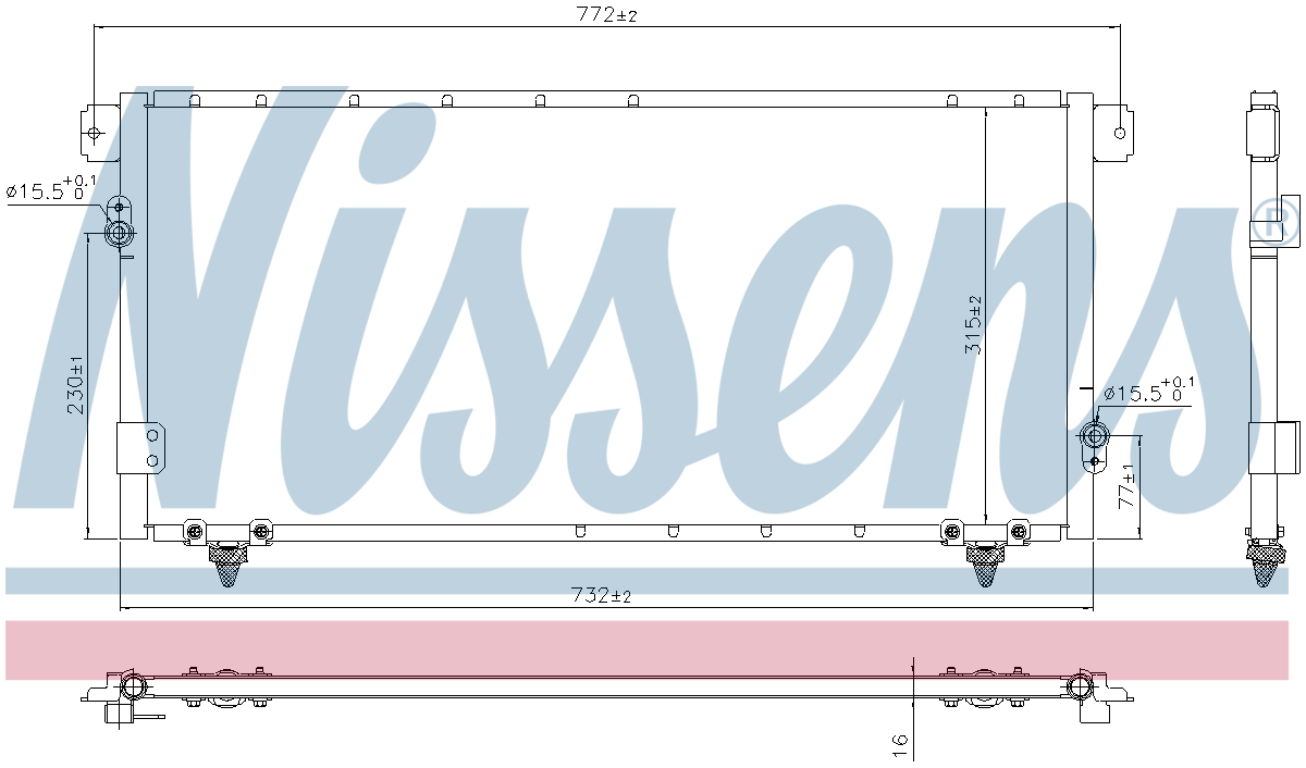 Nissens Aircon Condenser 940838