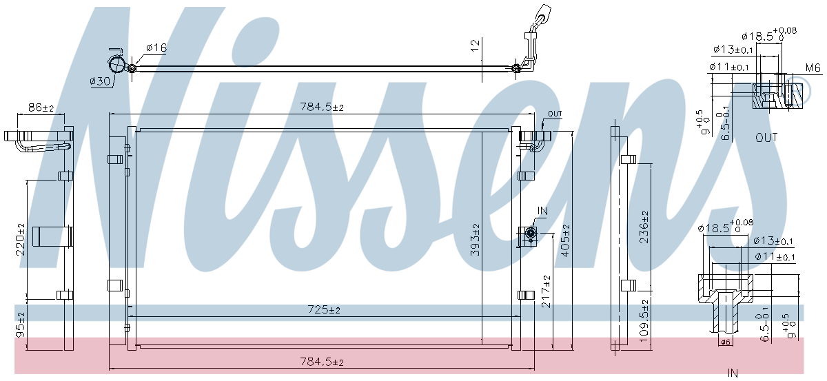 Nissens Aircon Condenser 940902