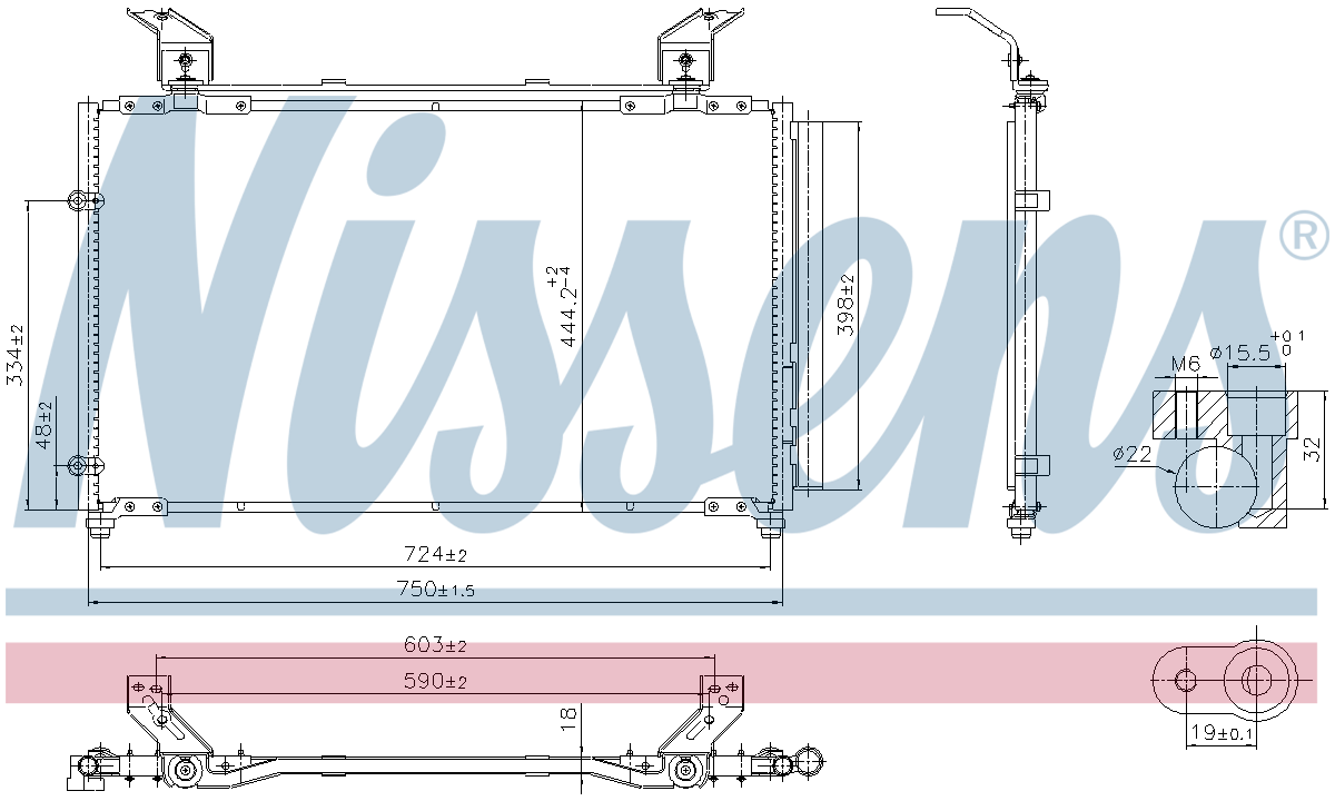 Nissens Aircon Condenser 940923