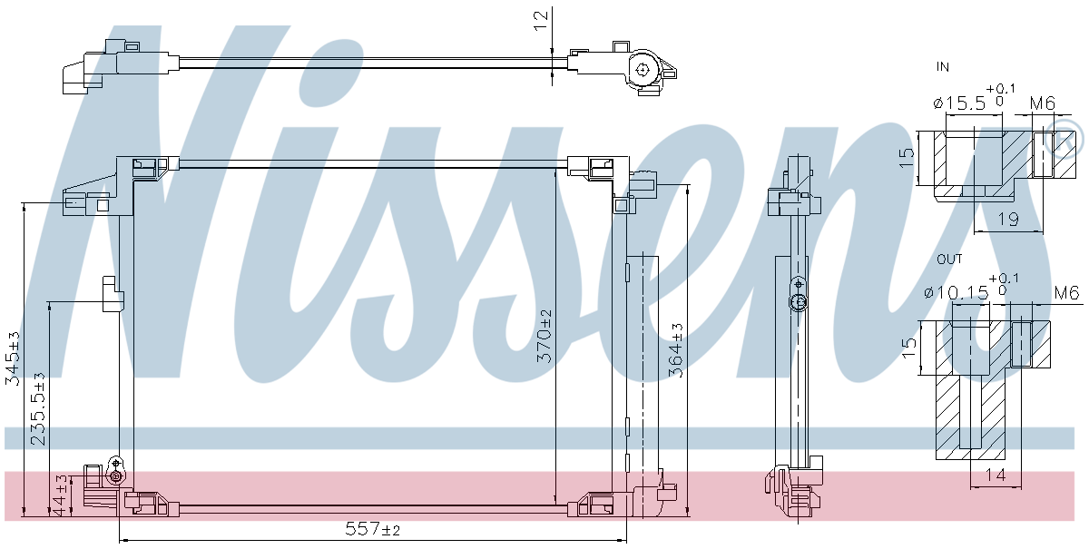 Nissens Aircon Condenser 941001