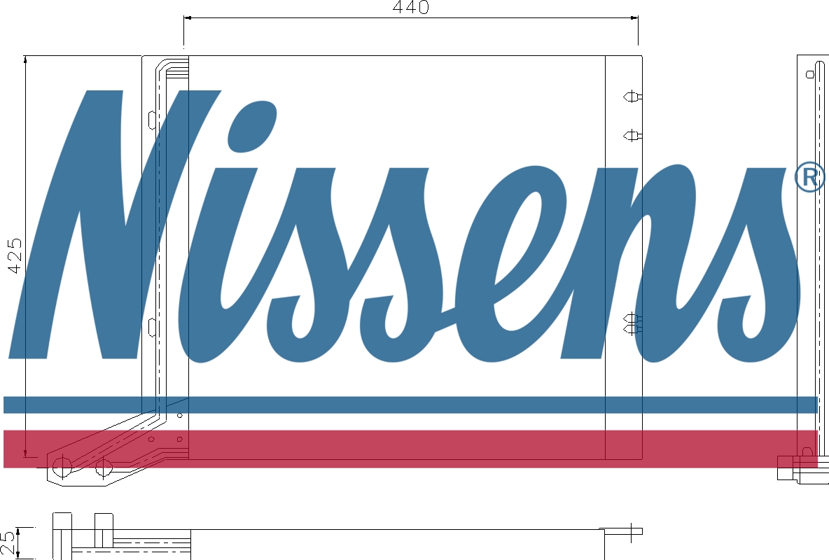 NISSENS Aircon Condenser 94113