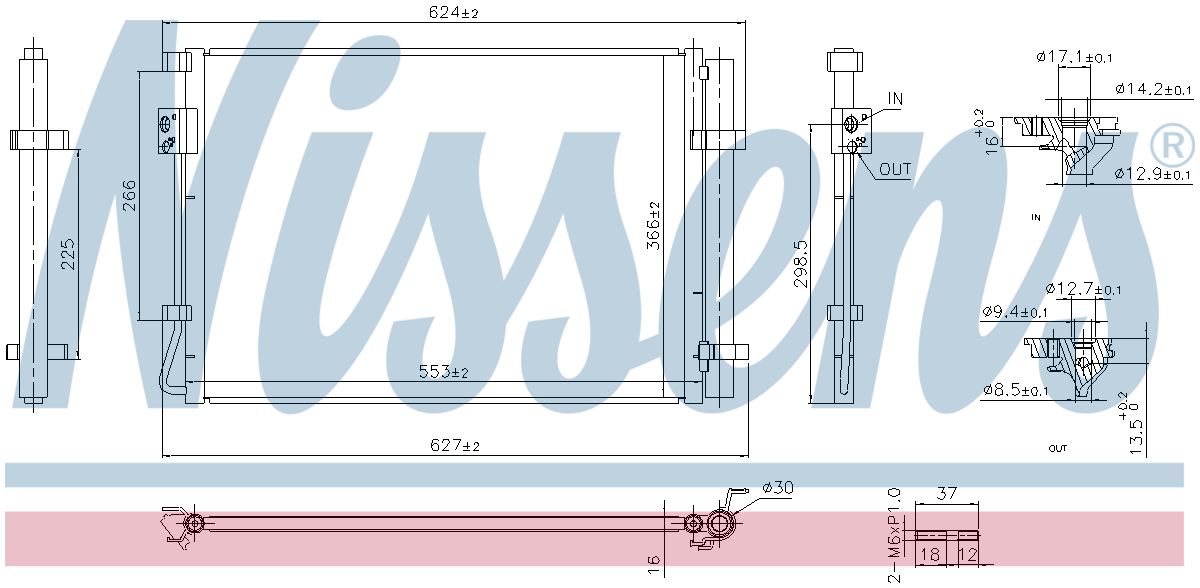 Nissens Aircon Condenser 941161