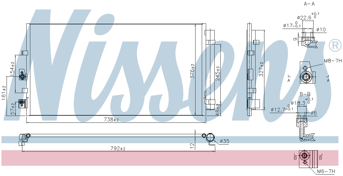 Nissens Aircon Condenser 941206