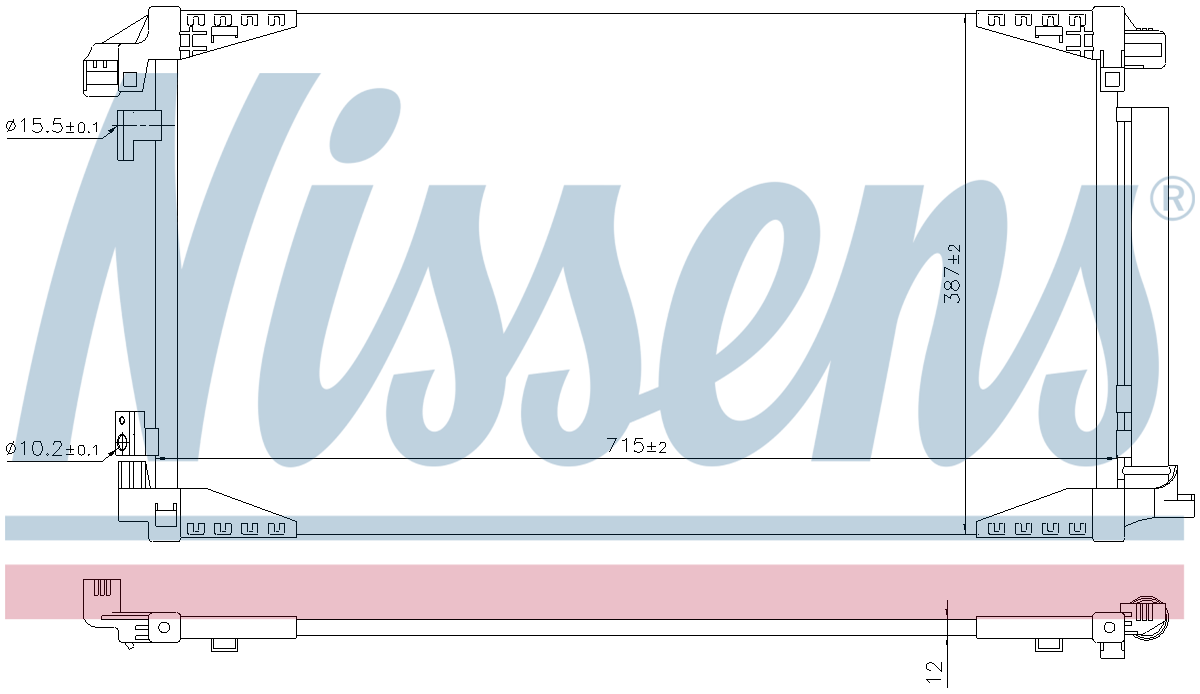 Nissens Aircon Condenser 941228