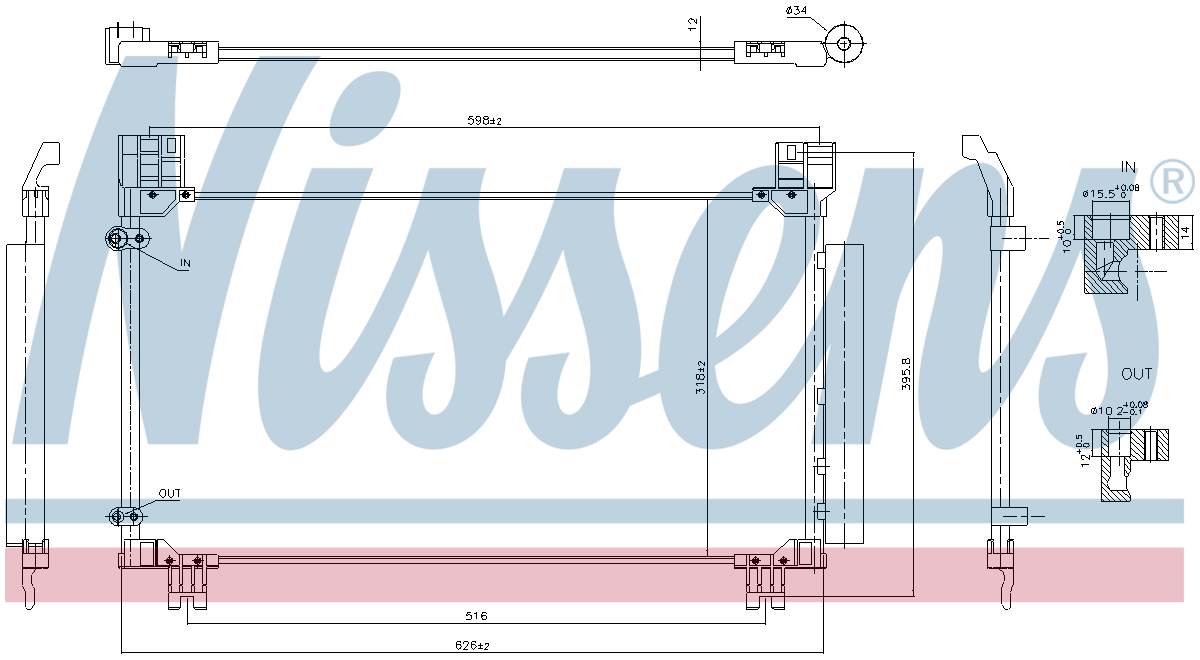 Nissens Aircon Condenser 941277