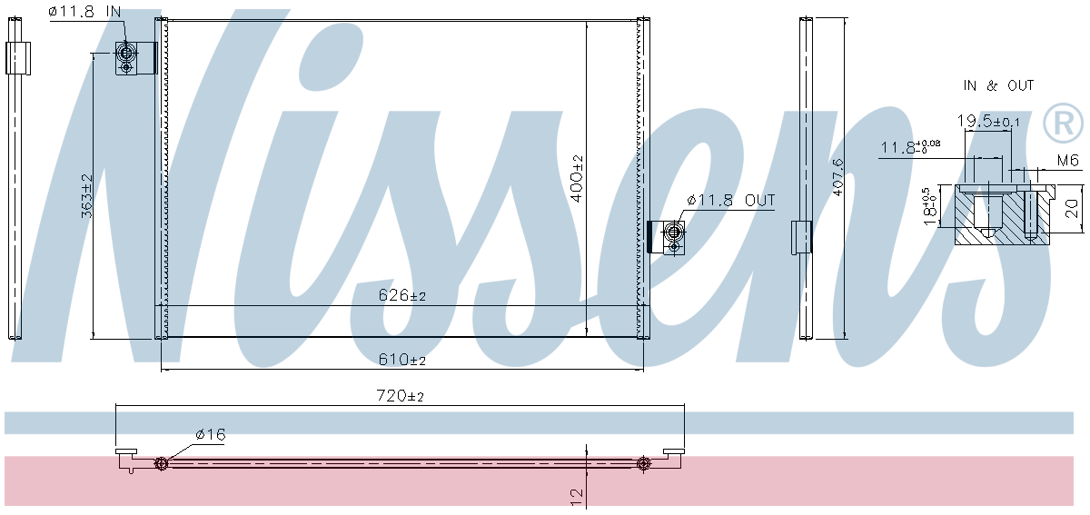 Nissens Aircon Condenser 941324