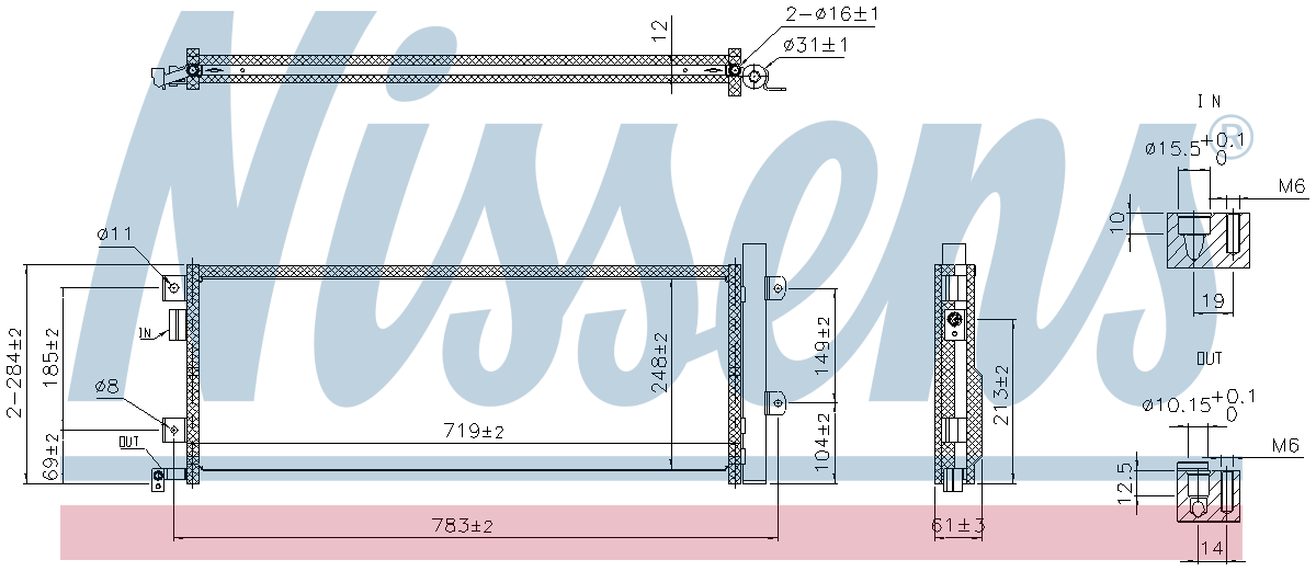 Nissens Aircon Condenser 941347