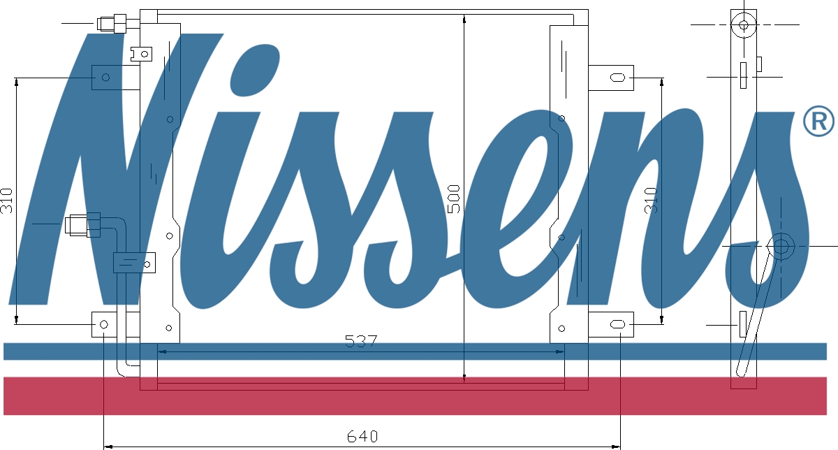 NISSENS Aircon Condenser 94335