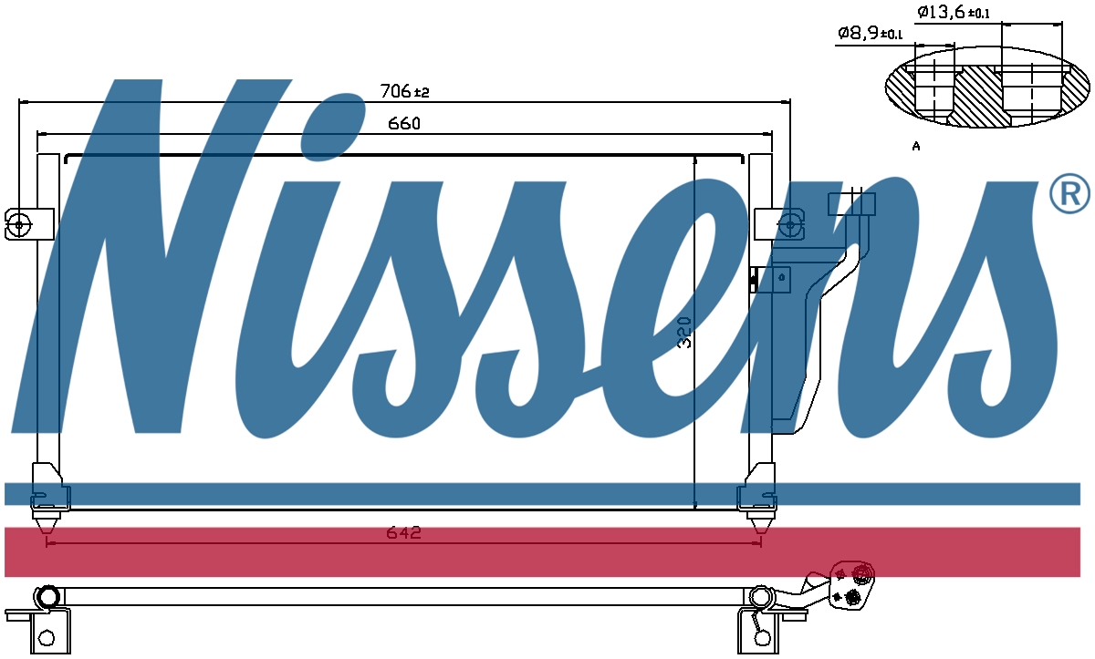 NISSENS Aircon Condenser 94356
