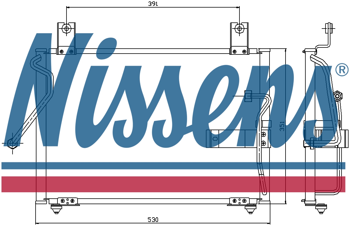 NISSENS Aircon Condenser 94415