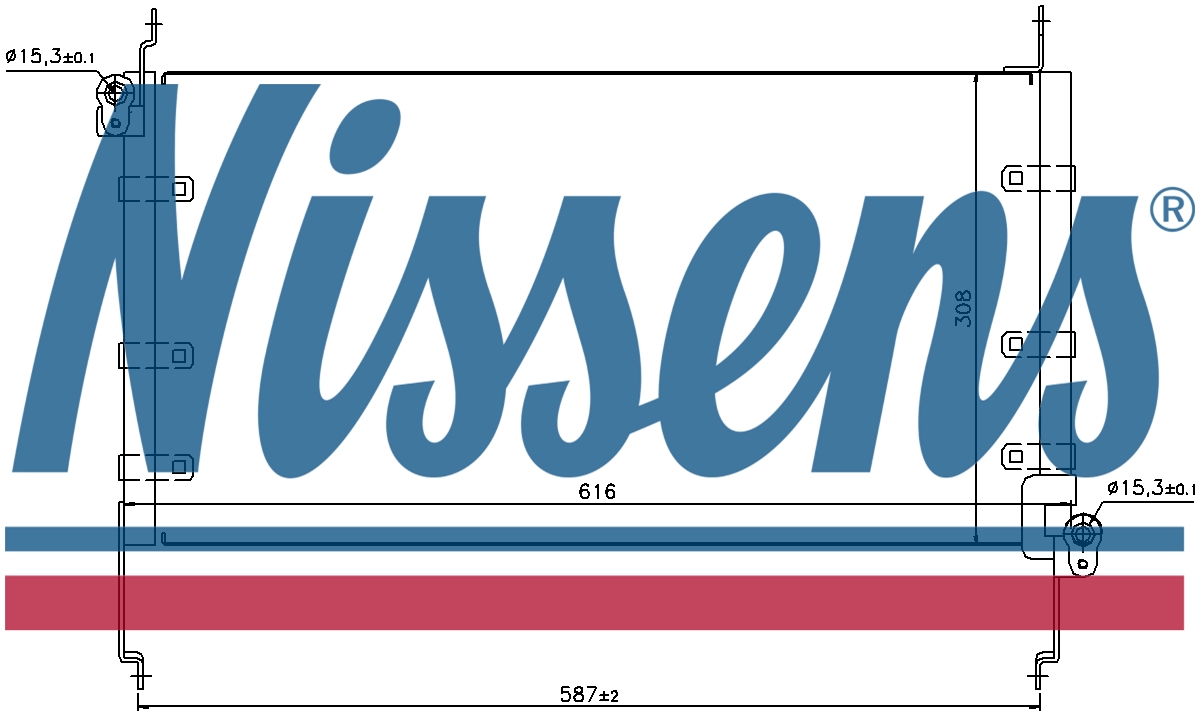 NISSENS Aircon Condenser 94532