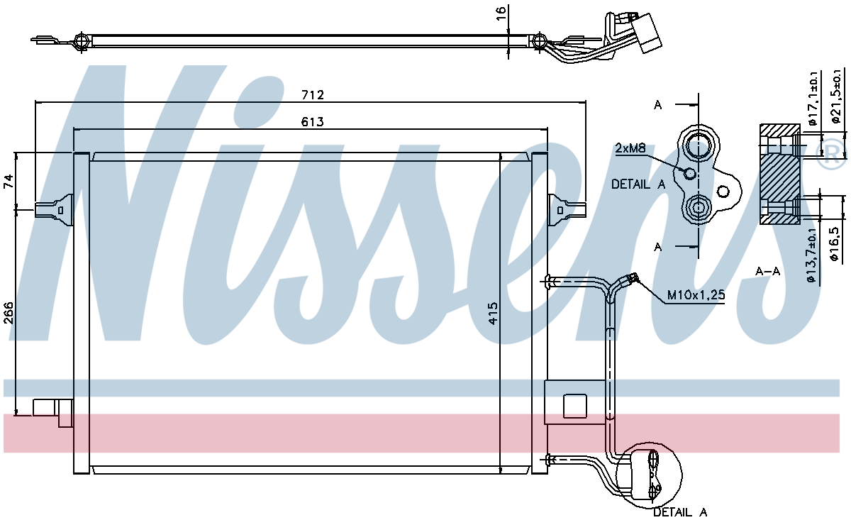 Nissens Aircon Condenser 94601