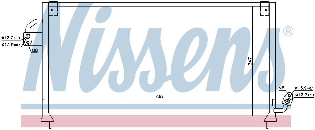 Nissens Aircon Condenser 94841