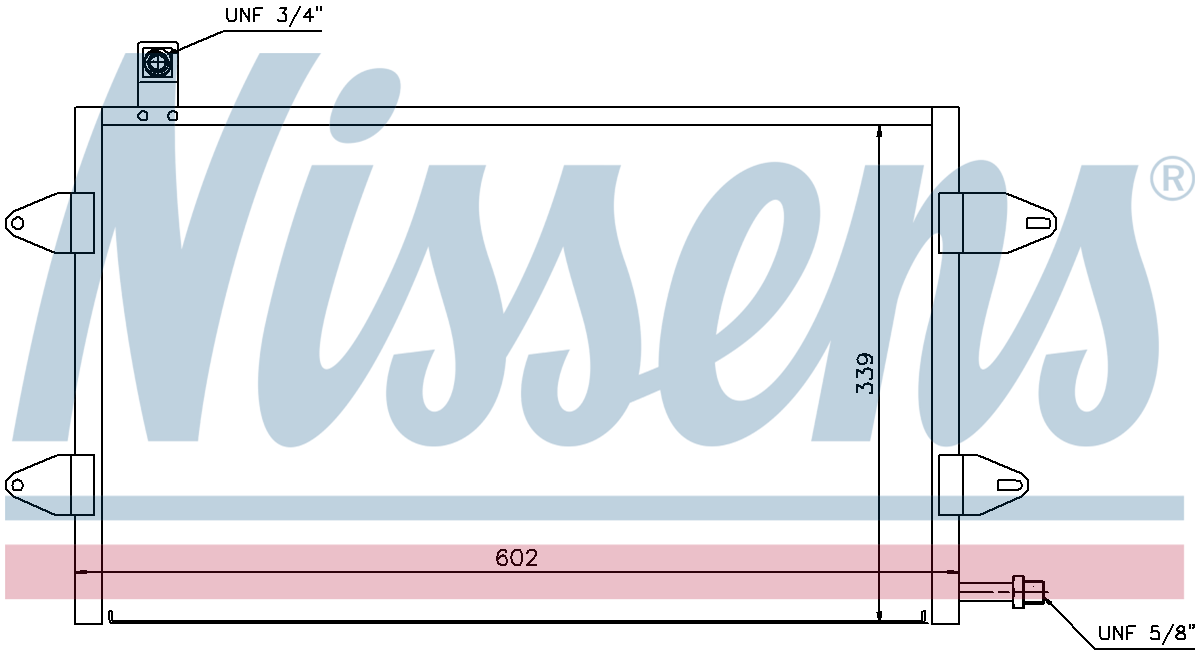 Nissens Aircon Condenser 94905