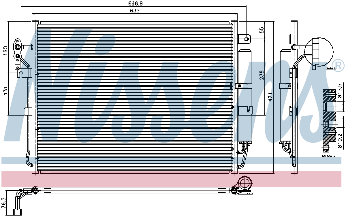 Nissens Aircon Condenser 94962