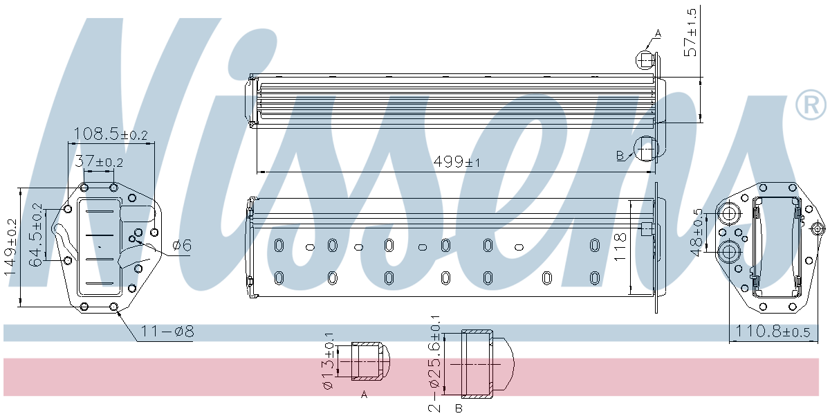 Nissens Charge Air Intercooler 961227