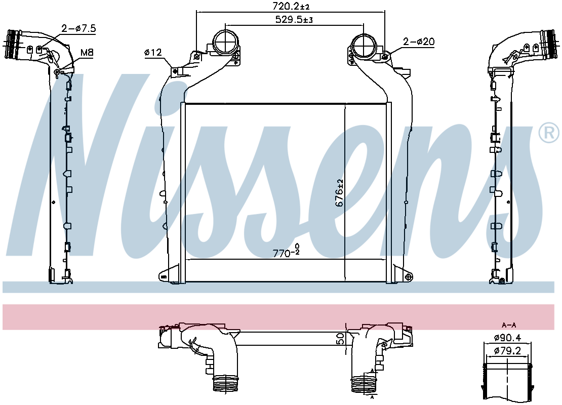 Nissens Charge Air Intercooler 961323