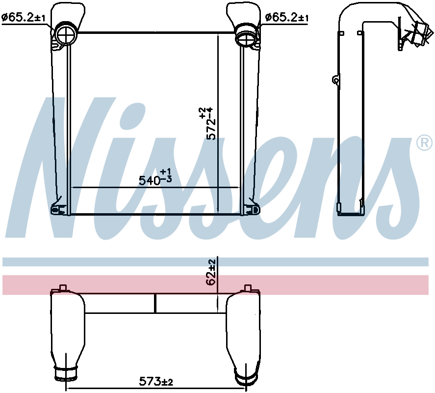 Nissens Charge Air Intercooler 961331