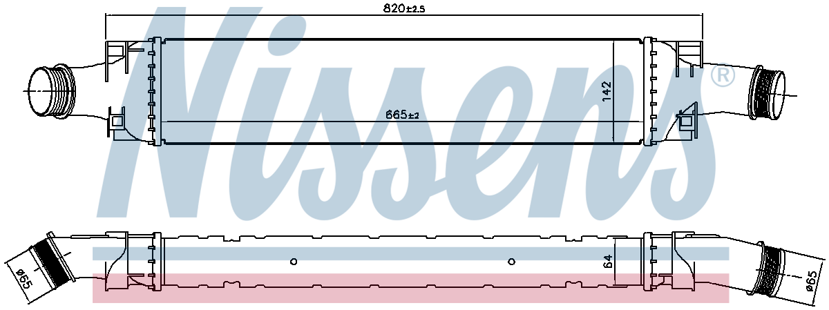 Nissens Charge Air Intercooler 961466