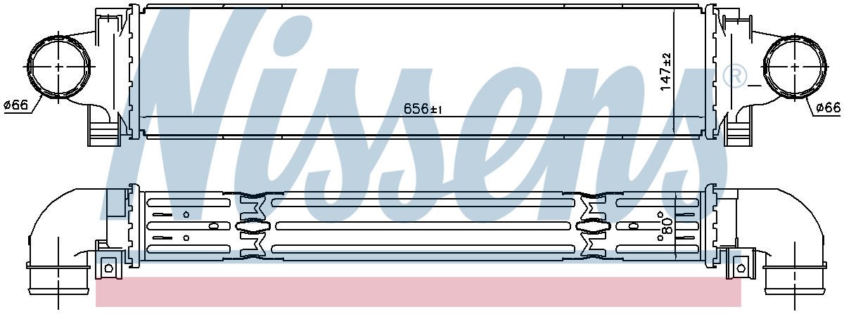Nissens Charge Air Intercooler 96346
