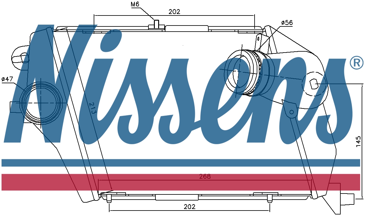 NISSENS Charge Air Intercooler 96674