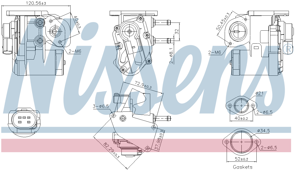 Nissens EGR Valve 98236